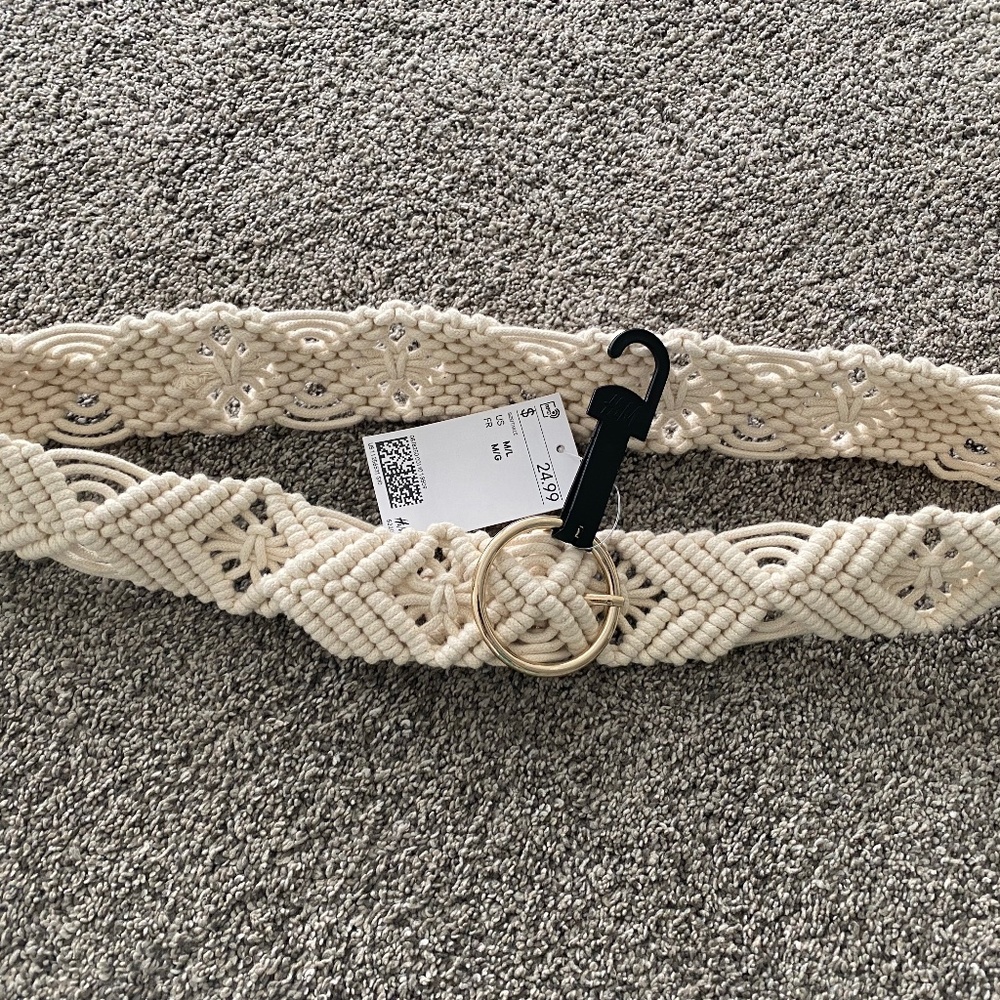 NWT H&M Woven Belt